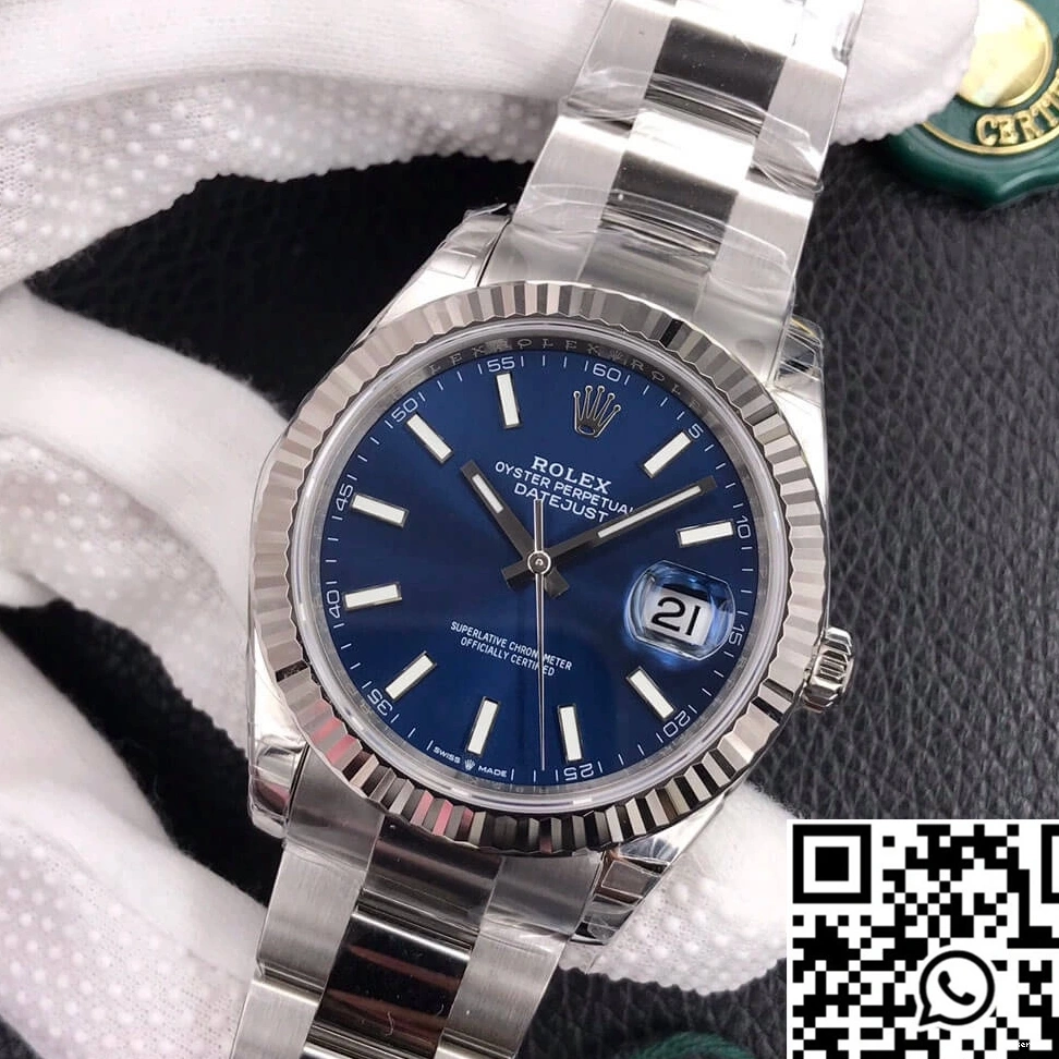 Factory VS Blue M126334-0001 Dial Sustainable Datejust Rolex 780 0731
